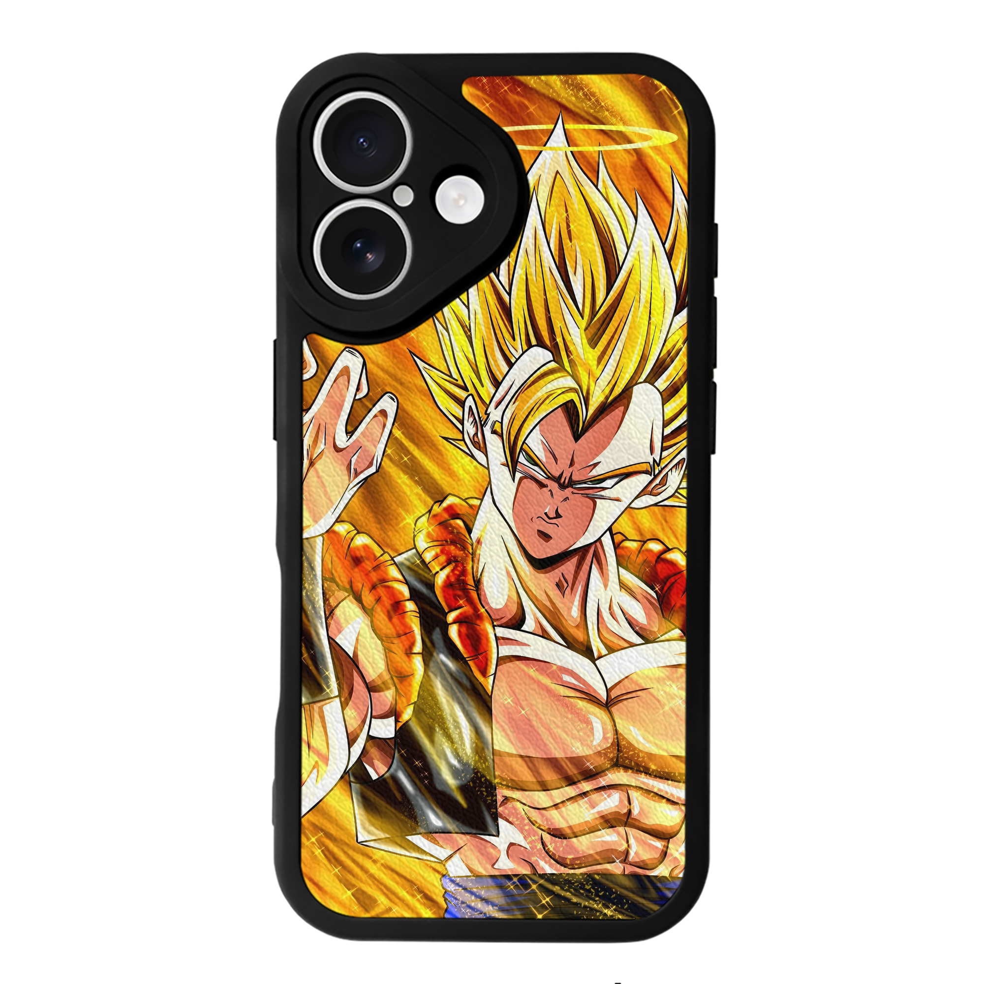 （画像用） ドラゴンボール DRAGON BALL 【iPhone 16シリーズ対応】シリコンスマホケース（レザー調） 材質：シリコン